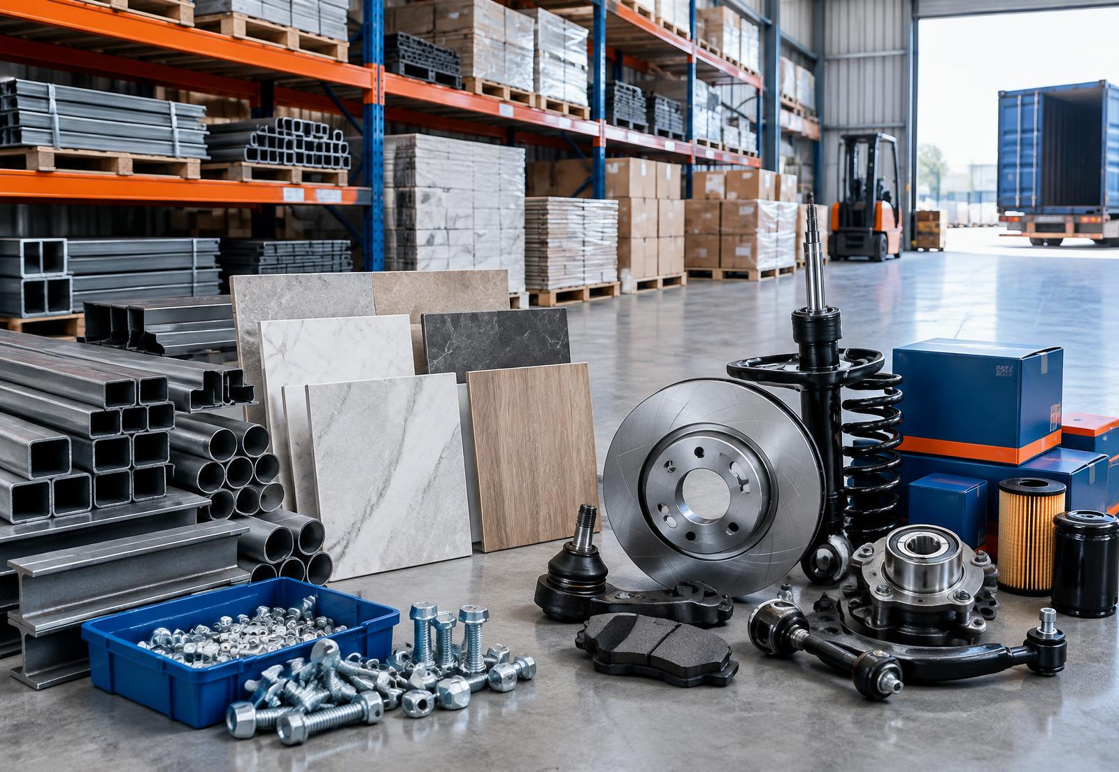 Materials & Parts products prepared for international trade